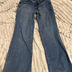 Fashion Nova Dark Blue Flare Jeans